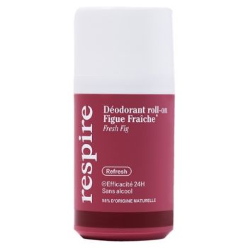 D&eacute;odorant figue fra&icirc;che Respire - roll-on de 50ml