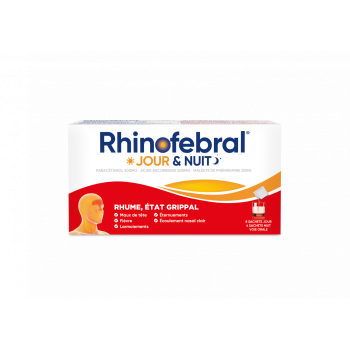 Rhinofebral jour et nuit - bo&icirc;te de 12 sachets