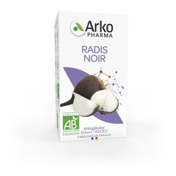 Arkog&eacute;lules Radis noir bio Arkopharma - bo&icirc;te de 130 g&eacute;lules