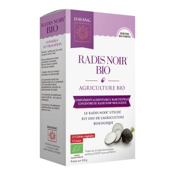 Radis noir Bio Dayang - bo&icirc;te de 15 g&eacute;lules
