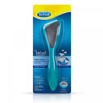 Velvet Smooth R&acirc;pe anti-callosit&eacute;s Scholl - une r&acirc;pe