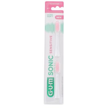 Sonic Sensitive Recharge brosse &agrave; dents ultra souple Gum - 2 brossettes