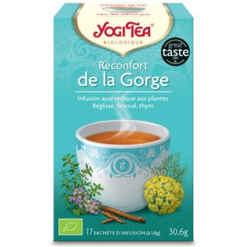 Reconfort gorge BIO Yogi Tea - boite de 17 sachets 