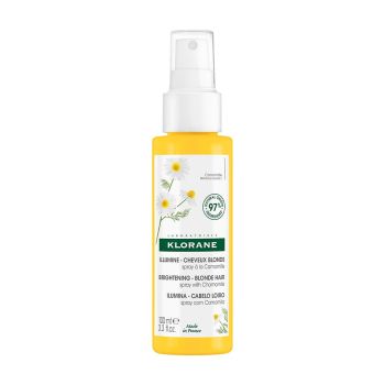 Soin soleil Spray &eacute;claircissant reflets blonds &agrave; la Camomille Klorane - spray de 100 ml