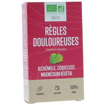 R&egrave;gles douloureuses L&eacute;ro - boite de 14 g&eacute;lules