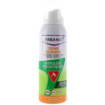 R&eacute;pulsif moustiques zone Europe Paranix - spray de 125 ml