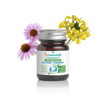 Respiratoire Acti Pure comprim&eacute;s Puressentiel - pot de 15 comprim&eacute;s