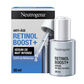 Retinol Boost+ S&eacute;rum de nuit intense Neutrogena - flacon-pipette de 30ml