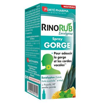 RinoRub Spray gorge eucalyptus Fort&eacute; Pharma - spray de 125ml
