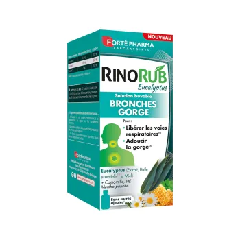 RinoRub eucalytpus bronches Fort&eacute; Pharma - flacon de 200ml