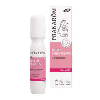 Roller Apr&egrave;s-piq&ucirc;res Gel Apaisant Pranarom - roller de 15 ml