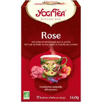Rose bio Yogi Tea - boite de 17 sachets 