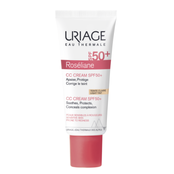 Ros&eacute;liane CC cr&egrave;me SPF50+ teinte claire Uriage - tube de 40ml