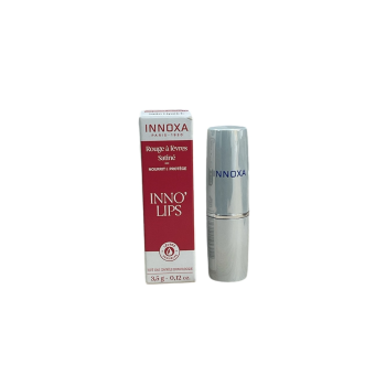 Rouge &agrave; l&egrave;vres satin&eacute; inno'lips 402 rouge groseille Innoxa - tube de 3,5g