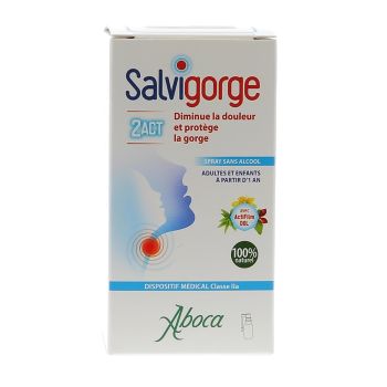 Salvigorge 2Act Aboca - spray de 30 ml