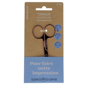 Ciseaux &agrave; cuticules Sanodiane - 1 paire de ciseaux