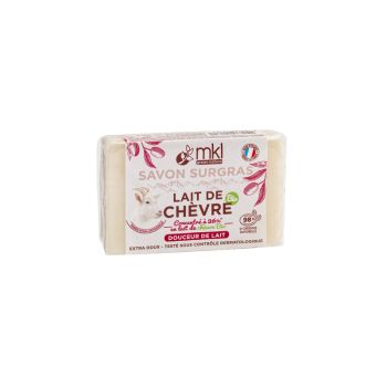 Savon au lait de ch&egrave;vre douceur de lait MKL Green Nature - pain de 100g