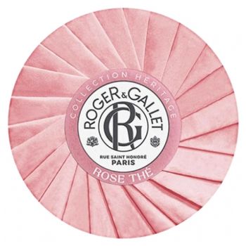 Savon parfum&eacute; Rose th&eacute; Roger & Gallet - pain de 100g