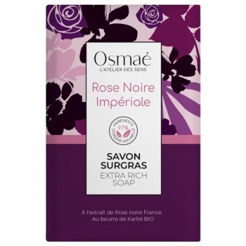 Savon surgras Rose Noire Imp&eacute;riale Osma&eacute; - pain de 200 g