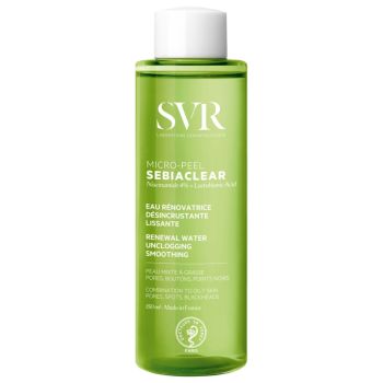 Sebiaclear Micro-Peel peaux sensibles &agrave; tendance acn&eacute;ique SVR - flacon de 150 ml