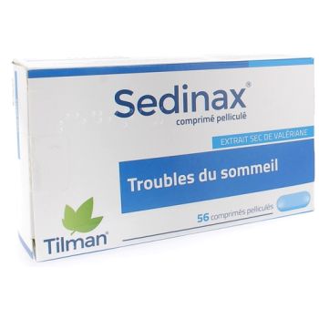 Sedinax troubles du sommeil - bo&icirc;te de 56 comprim&eacute;s pellicul&eacute;s