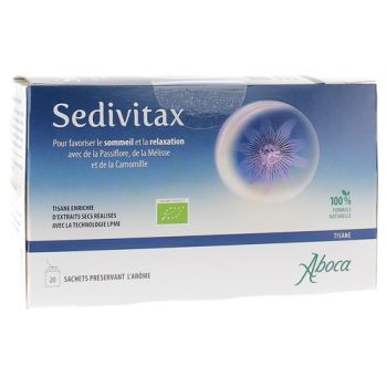 Sedivitax Tisane bio Aboca - bo&icirc;te de 20 sachets