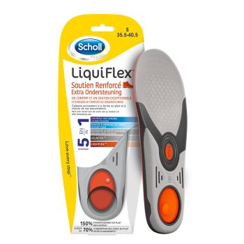 Semelle Liquiflex soutien renforc&eacute; Scholl - 1 paire de semelles