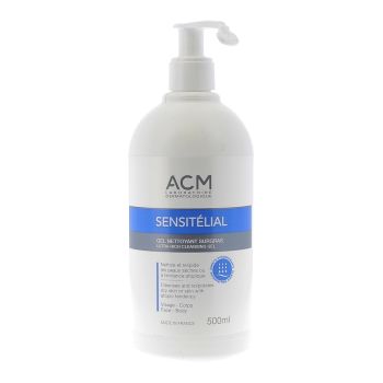 Sensit&eacute;lial gel nettoyant surgras ACM - flacon &agrave; pompe 500ml