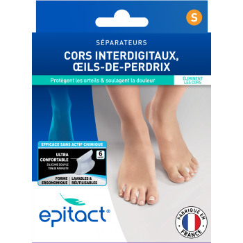 S&eacute;parateurs silicone S Epitact - 6 unit&eacute;s