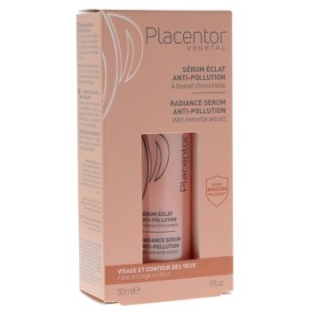 S&eacute;rum &eacute;clat anti-pollution &agrave; l'extrait d'immortelle Placentor V&eacute;g&eacute;tal - flacon de 30 ml