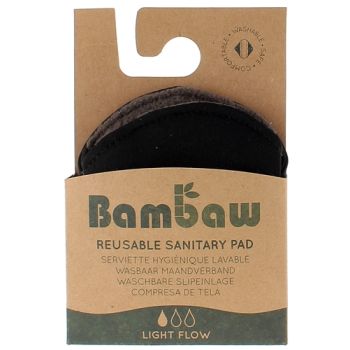 Serviette hygi&eacute;nique lavable Bambaw - une serviette lavable