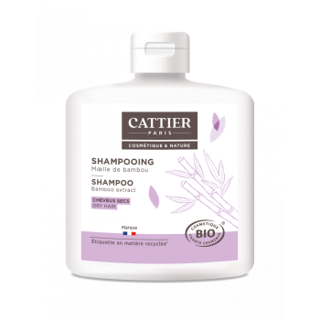 Shampoing Mo&euml;lle de Bambou Bio (cheveux secs) Cattier - flacon 250 ml