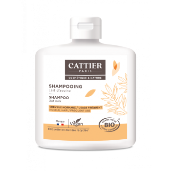Shampoing Solut&eacute; de Yogourt Bio (usage fr&eacute;quent) Cattier - flacon 250 ml