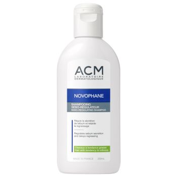 Shampooing S&eacute;bo-R&eacute;gulateur Novophane Laboratoire ACM - flacon de 200 ml