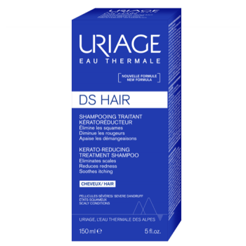 DS Hair Shampooing traitant k&eacute;rator&eacute;ducteur Uriage - tube de 150 ml