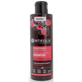 Shampooing cr&egrave;me brillance framboise et k&eacute;ratine v&eacute;g&eacute;tale Centifolia - flacon de 200ml