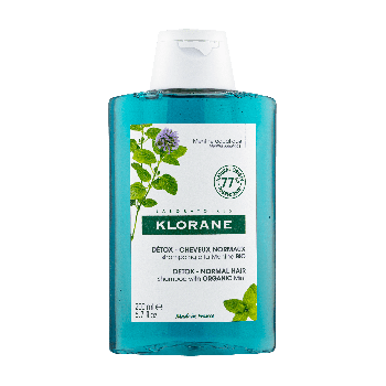 Shampooing d&eacute;tox anti-pollution Menthe Aquatique bio Klorane - flacon de 200ml