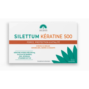 Silettum k&eacute;ratine 500 Jaldes - boite de 40 comprim&eacute;s