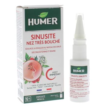 Sinusite Nez tr&egrave;s bouch&eacute; Humer - flacon de 15 ml