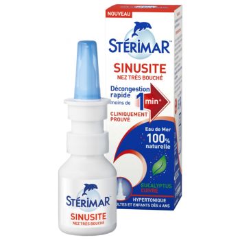 Sinusite nez tr&egrave;s bouch&eacute; St&eacute;rimar - spray de 20 ml