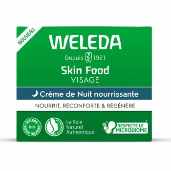 Skin Food Cr&egrave;me de nuit nourrissante Weleda - pot de 40ml