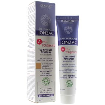 Soin Anti-Rougeurs Teint&eacute; Apaisant non parfum&eacute; Jonzac - tube de 40 ml