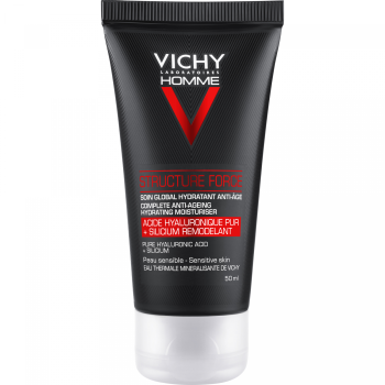 Soin global hydratant anti-&acirc;ge Structure Force Vichy Homme - tube de 50 ml