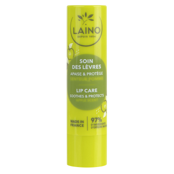 Soin des l&egrave;vres parfum pomme Laino - 1 stick de 4 g