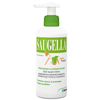 Soin lavant hygi&egrave;ne intime you fresh Saugella - flacon pompe de 200ml