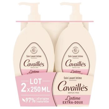Soin toilette intime extra-doux Rog&eacute; Cavaill&egrave;s - lot de 2 flacons de 250 ml
