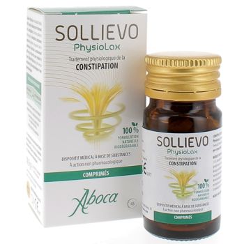 Sollievo PhysioLax Constipation Aboca - bo&icirc;te de 45 comprim&eacute;s