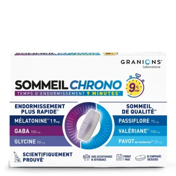 Sommeil chrono Granions - boite de 30 comprim&eacute;s