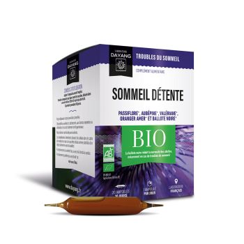 Sommeil d&eacute;tente Bio Dayang - bo&icirc;te de 20 ampoules