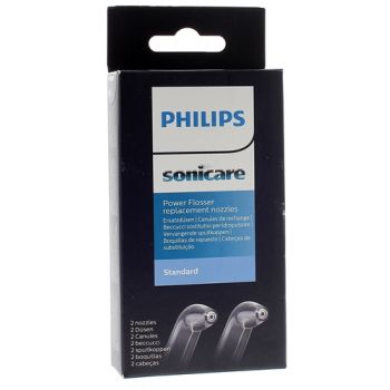 Sonicare Canule standard pour hydropulseur Power Flosser Philips - bo&icirc;te de 2 canules de rechange
